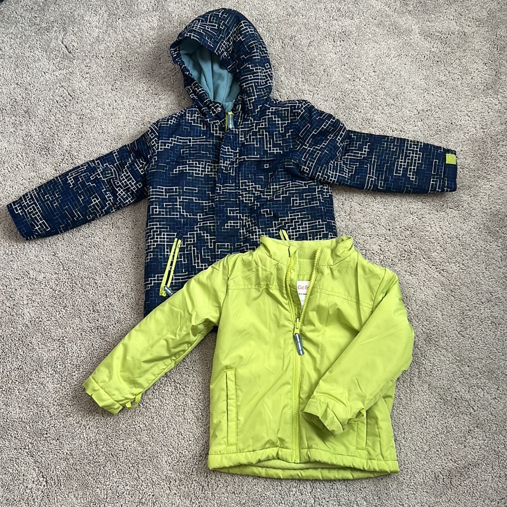 2 Piece Boys Cat & Jack Winter Jacket 5T
